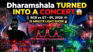 Best IPL Light Show Ever π₯ RCB vs GT Qualifier 1 Dharamshala Stadium Experience