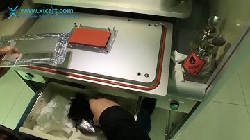 YMJ Laminating Machine for iPhone 7 Plus cold press glass with frame refurbishing