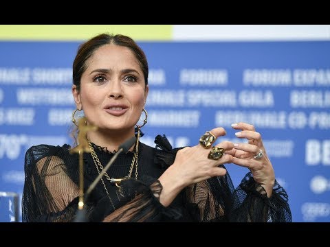 Video: Salma Hayek Poses On Instagram With Gray Hair