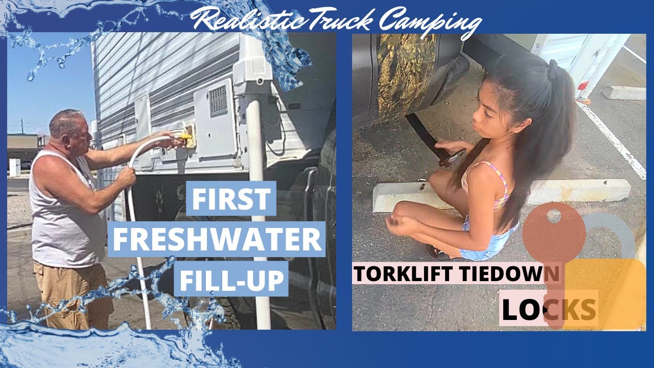 First Ever Fresh Water FillUp and Torklift Tie Downs Installation with