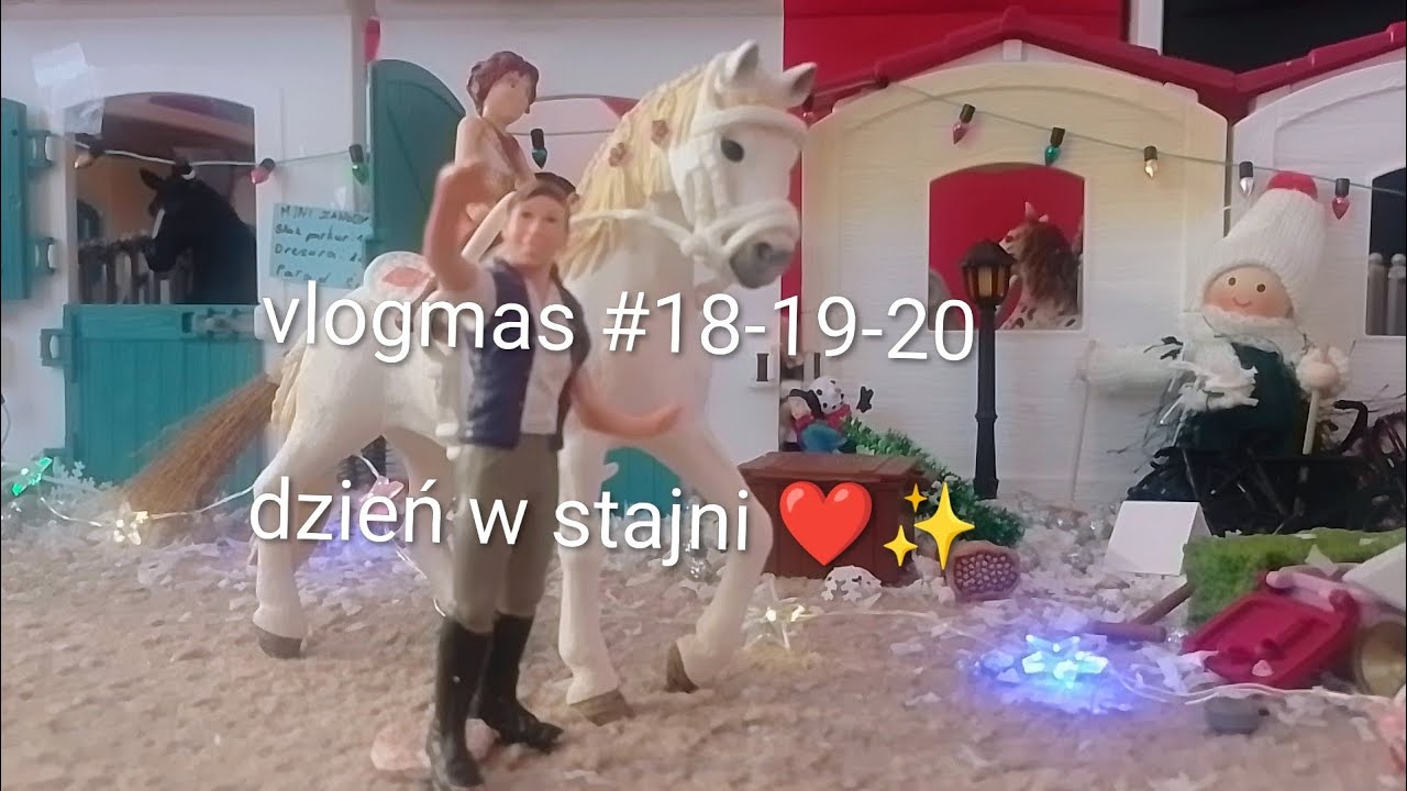 Vlogmas #18-19-20 🎄⭐dzień w stajni ❤️✨