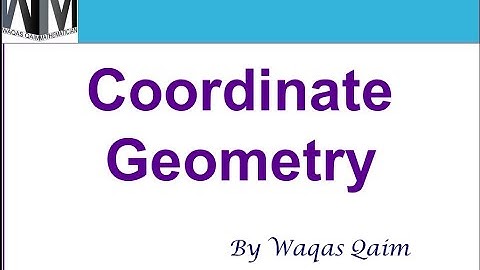 Coordinate Geometry