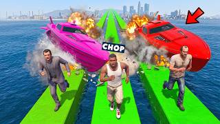 GTA 5 Ultimate Showdown: Runners vs. Cars - The Epic Chop vs. Frosty Battle for Champion Glory!