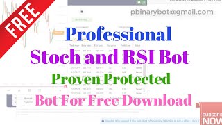 Free Deriv.com Bot - Stoch and RSI Binary Bot | Proven Protected Deriv Bot Free Download