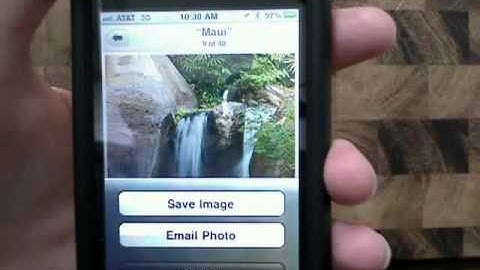 Searching for photos on the iPhone Flickr app
