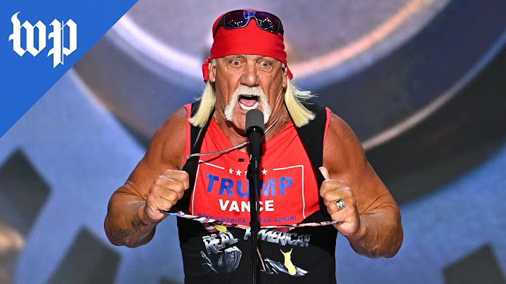 Hulk Hogan rips shirt off, endorses Trump at RNC