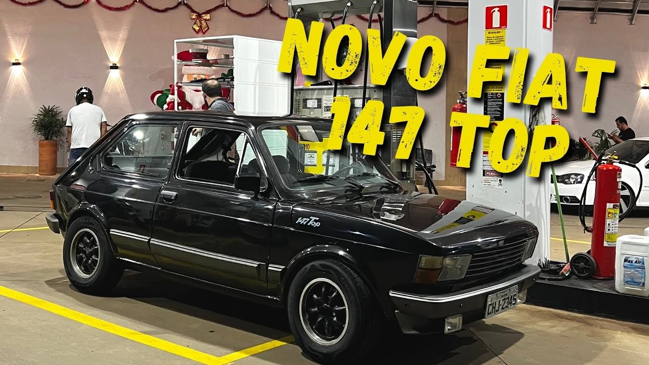 FIAT 147 TOP COM RODAS, PNEUS NOVOS E POLIDO - YouTube
