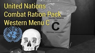 RARE United Nations 24 Hour MRE: Western Menu C  (featuring Chick Pea and Mutton Stew)