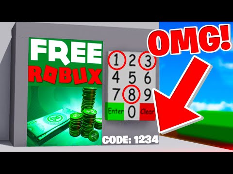 Solve The Code For FREE ROBUX in THIS Roblox Game?!