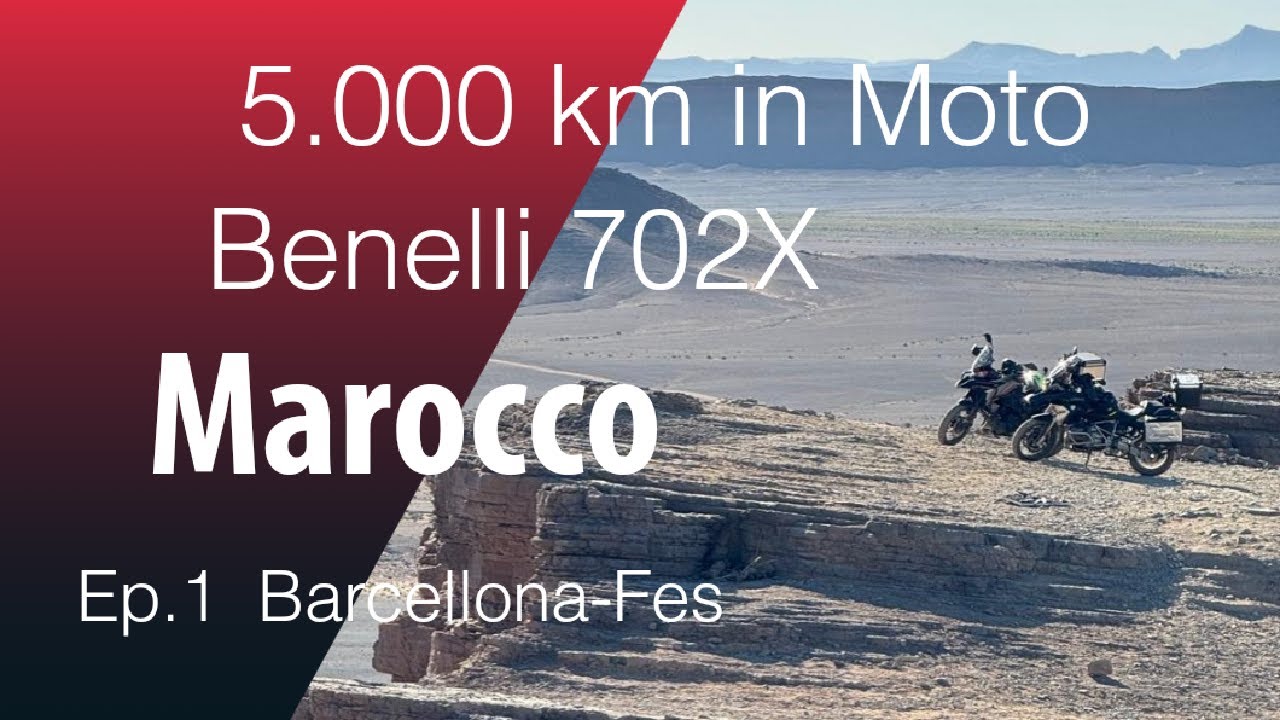 Marocco in moto Ep. 1 Da Barcellona a Fes a bordo del TRK 702 X