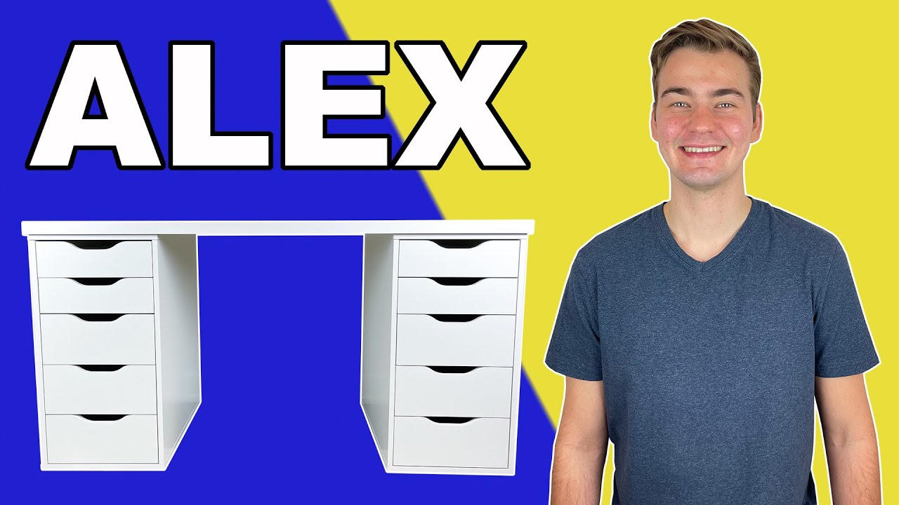 ALEX/LAGKAPTEN Desk IKEA Tutorial YouTube