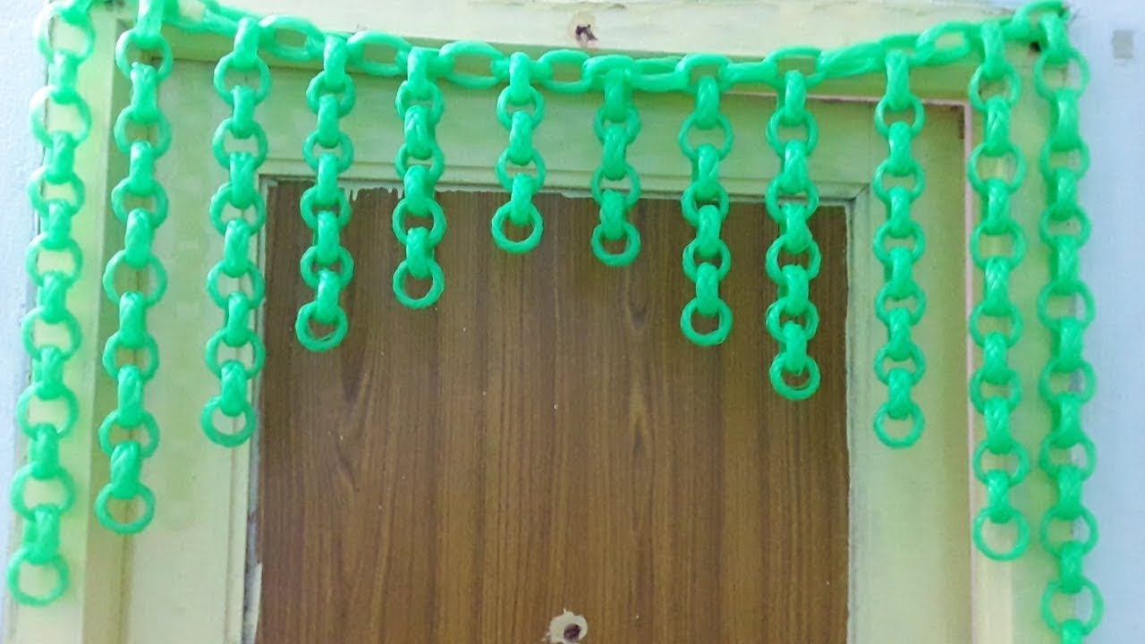 Easy Method Plastic Wire Room Divider Or Thoranam Or Toran Step By