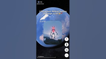 😰 I Found Giant Walking Skeleton On Google Earth! 💀📍#shorts #googleearth