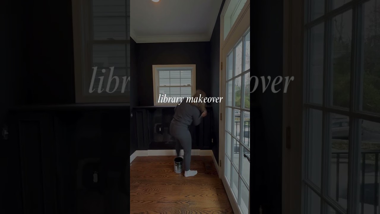 My Moody Library Makeover Is Almost Done!