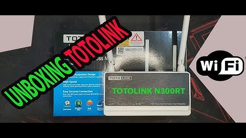 Unboxing Access Point Totolink N300RT - Access Point RT RW NET