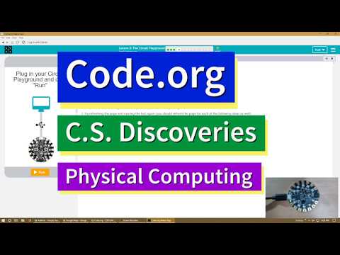 The Circuit Playground 3.4 Tutorial and Answer Code.org CS Discoveries Physical Computing Unit 6