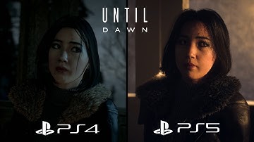 Until Dawn Original vs Remake - Graphics Comparison (PS4 vs PS5)