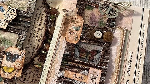 Beautiful Botanical Bellybands with mixed media #howtobotanical