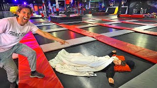 ILLEGAL Overnight Challenge at Tram...
