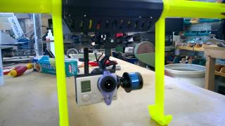 T6 3D printed hexacopter long "springy" legs