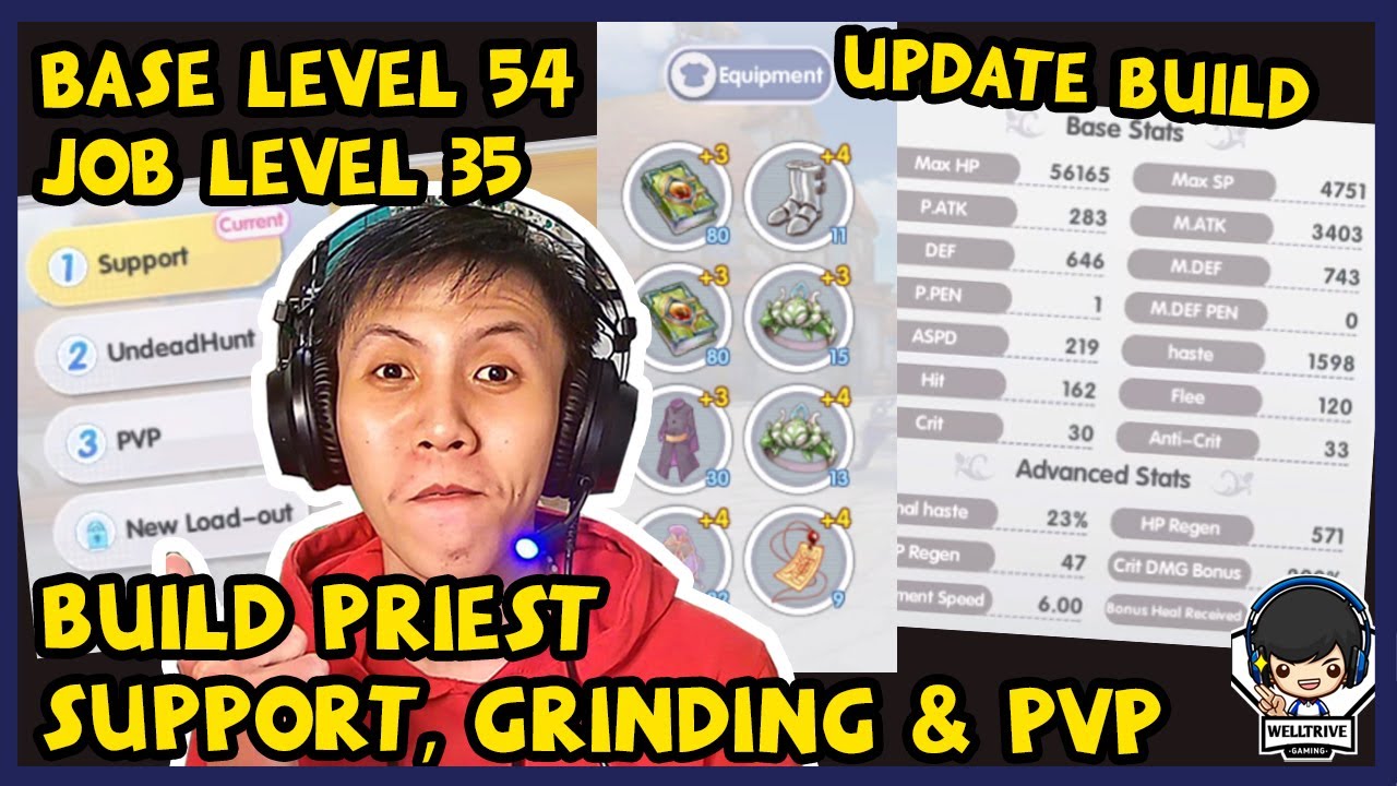Update Build Priest F2P (Equipment, Status, Skills ) - Ragnarok X Next Generation Indonesia