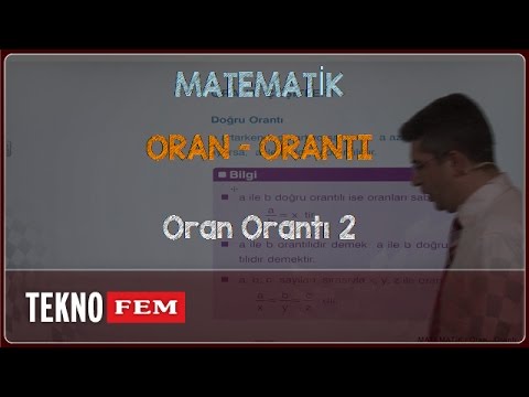 YGS-LYS MATEMATİK - Oran Orantı 2