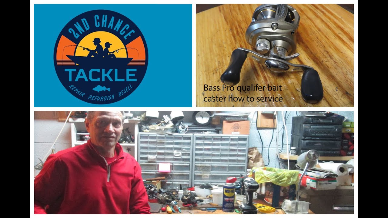 Bass Pro Qualifier low profile bait casting fishing reel how to take