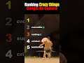 Ranking Crazy Things Caught On Camera🤯 #shorts #funny