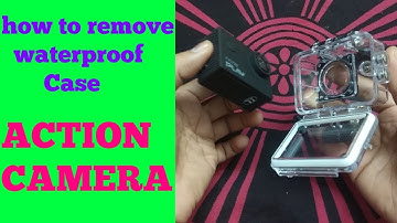 How to remove waterproof case of acton camera | how to remove camera from waterproof case l