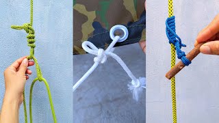 Week Of Knots/ 13 Ideas Of Rope Techniques You Must Know. #Knots #Shorts