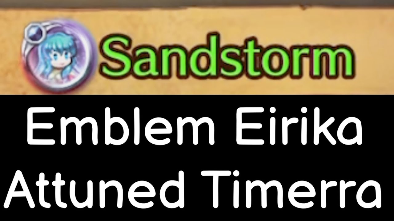 So, this is Basically Emblem Eirika Ring Attuned Timerra… | Fire Emblem Heroes 