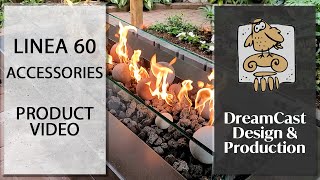 See Modern Linear Fire Pit Accessories (DreamCast Linea 60)