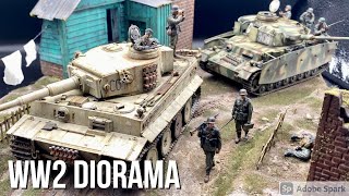 Build WW2 diorama 1:35 Eastern Front #makediorama #Tigertank