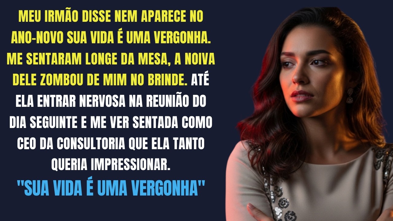 Meu Irmão Disse  “Nem Aparece No Ano Novo, Sua Vida É Uma Vergonha” — Até A Noiva Dele Entrar Na