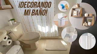 ✅ Independizándome ¡LIMPIEZA Y DECORACIÓN de mi BAÑO PEQUEÑO con Productos Betterware! | MB 🌎