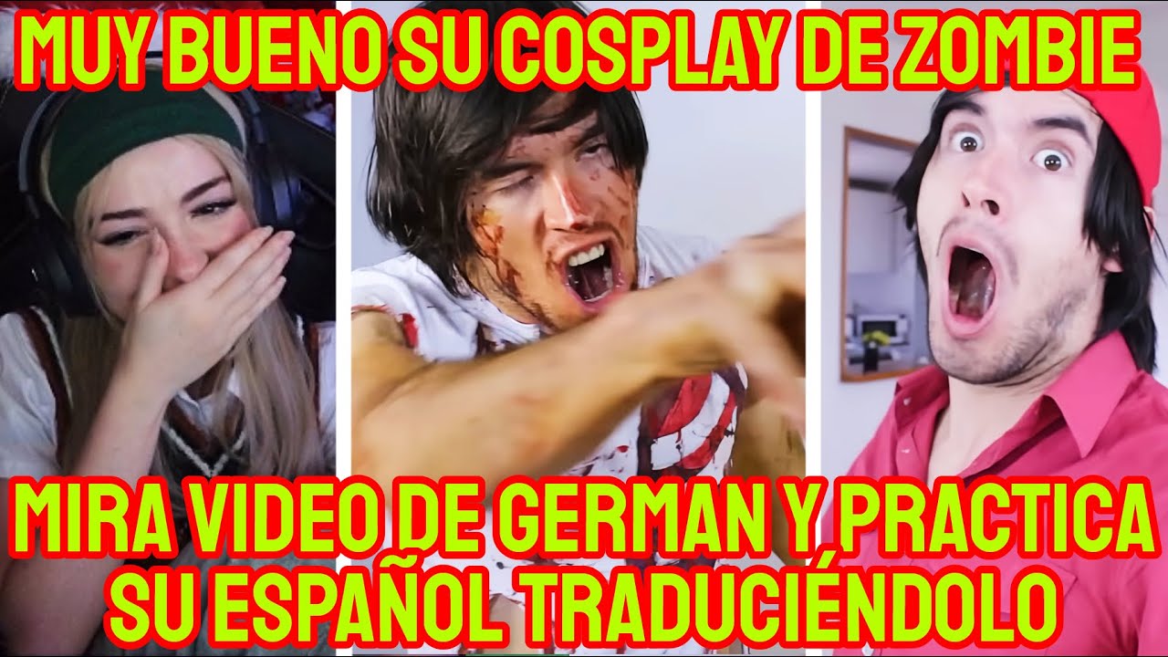 SYLVEE REACCIONA Y TRADUCE A GERMAN PARA PRACTICAR SU ESPAÑOL + CASI MIRA ALGO CALAVERA XD