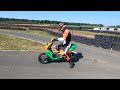 Peugeot speedfight on a racetrack