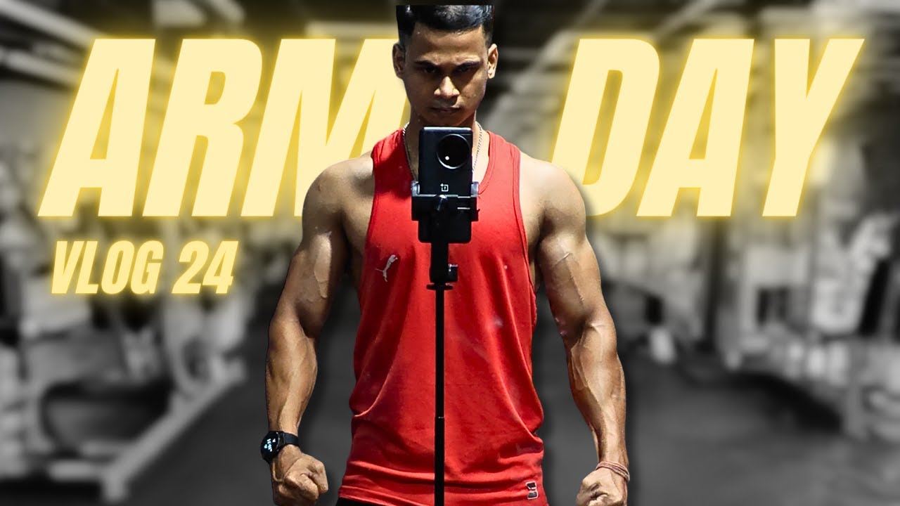 DAY 24 of the CUT | Mass building ARM workout. - YouTube