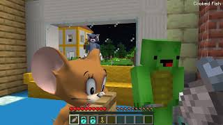 JJ and Mikey HIDE From Scary TOM and Jerry EXE Minecraft Challenge Poppy Playtime Chapter 3 Maizen