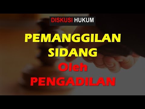 Video: Apa definisi panggilan pengadilan?