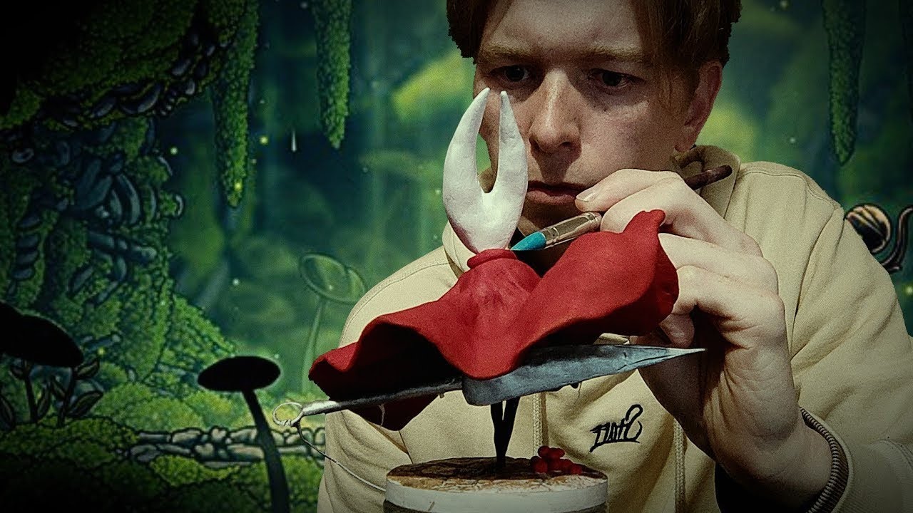 Сделал фигурку Хорнет из полимерной глины | Sculpting Hornet Hollow Knight Silksong