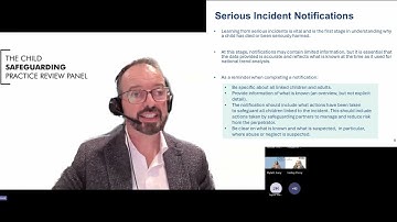 WEBINAR: What’s good practice for notifying and reviewing serious Child Safeguarding Incidents?