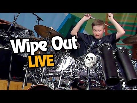 wipe-out---live-(10-year-old-drummer)-avery-drummer-&-friends