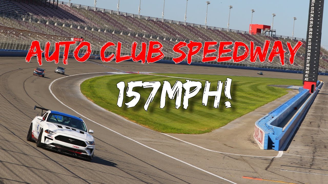Puny TT2 Mustang running down TT1's at Auto Club Speedway's Roval - YouTube