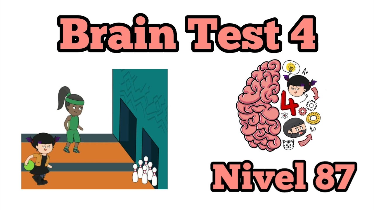 Brain Test 4: Tricky Friends - Solución Nivel 87: Ahora Lily Debe Hacer Una Chuza. Solution