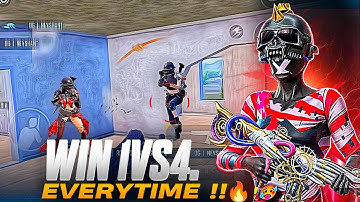 60 Fps Enough For This player 🤯 | fastest 1v4 clutches bgmi clutches iphone xr handcom