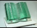 Unique glass tombstone in the form of a book