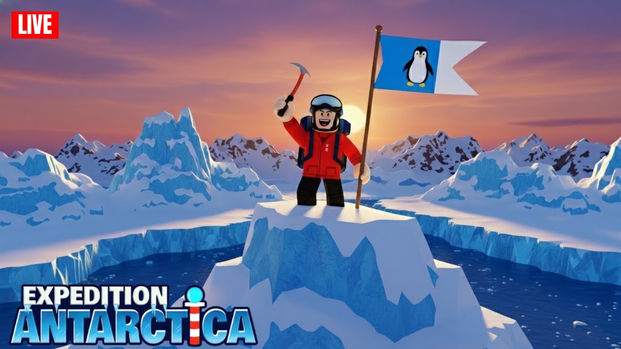 Expedition Antarctica 🏔 | Roblox Live with ShamXD 🚀 | Surviving the Frozen Adventure ❄