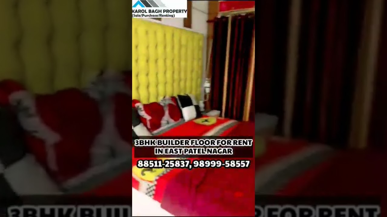 3bhk in east patel nagar | 3 BHK Flat on rent in East Patel Nagar Delhi