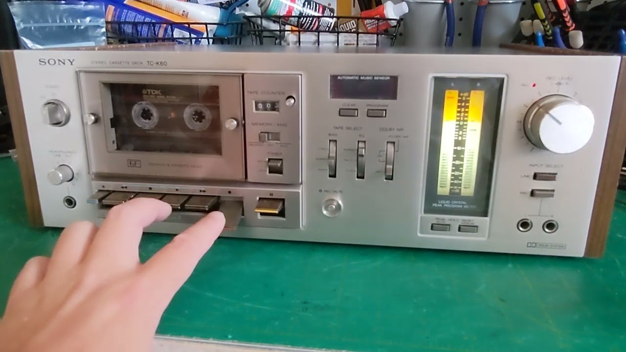 SONY TC-K60 : Serviced - YouTube